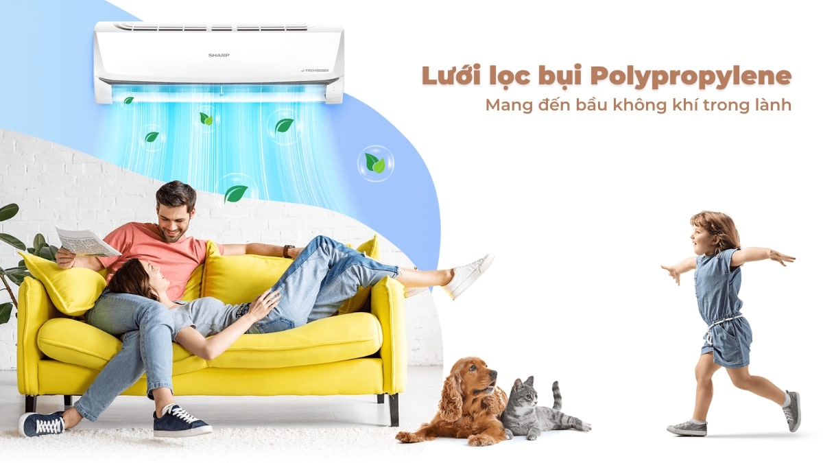 Lưới lọc bụi Polypropylene góp phần bảo vệ sức khỏe người dùng