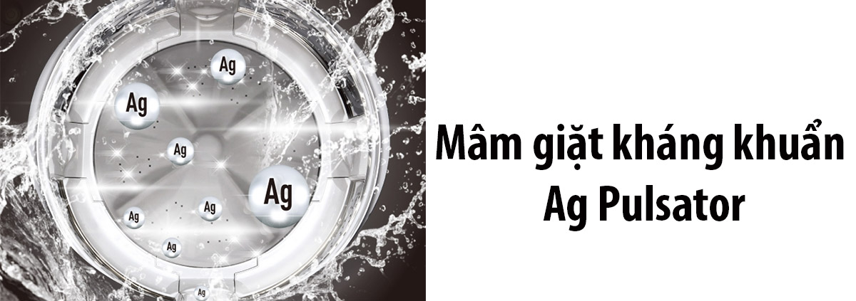 Mâm giặt kháng khuẩn Ag Pulsator