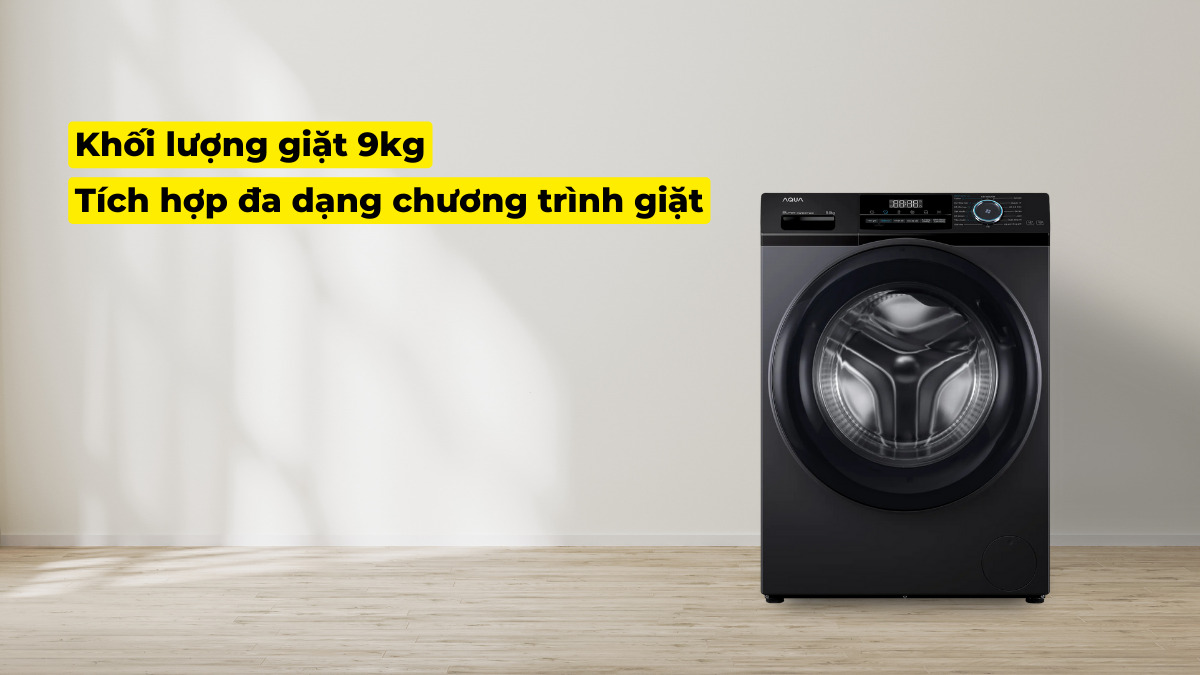 Máy được tích hợp đa dạng chương trình giặt