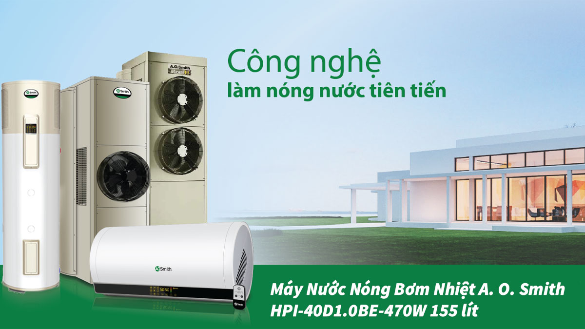 Máy Nước Nóng Bơm Nhiệt A. O. Smith HPI-40D1.0BE-470W là một trong những dòng sản phẩm nổi bật của hãng và được săn đón rất mạnh mẽ