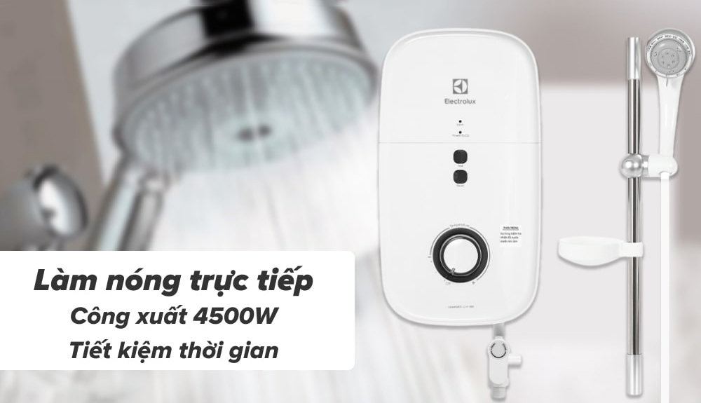 Máy Nước Nóng Electrolux EWE451KB-DWG2 có công suất mạnh mẽ