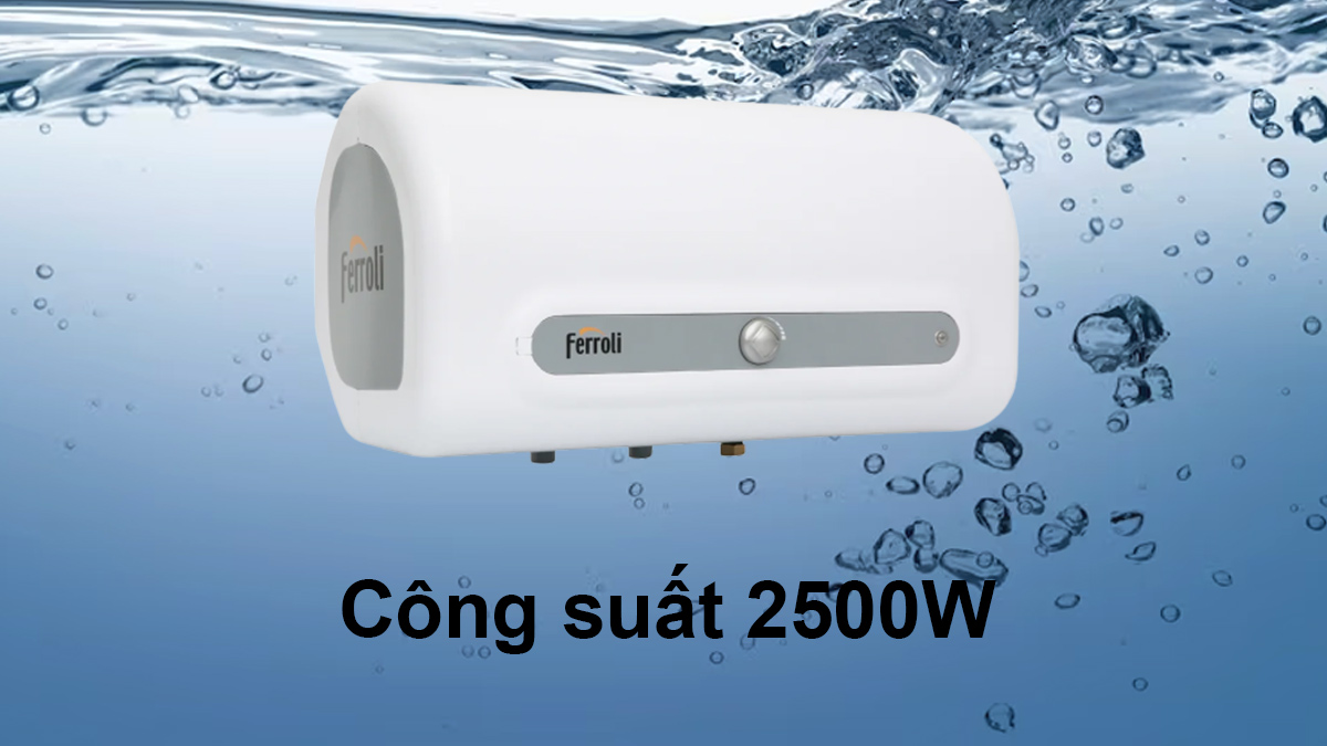 Máy nước nóng Ferroli QQ Evo 20L ME công suất 2500W