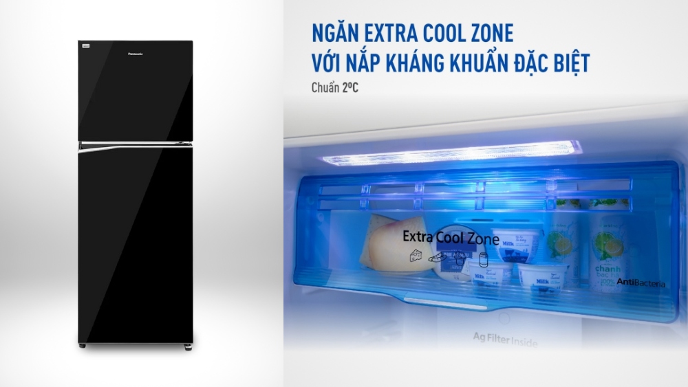 Ngăn Extra Cool Zone làm mát thực phẩm nhanh chóng