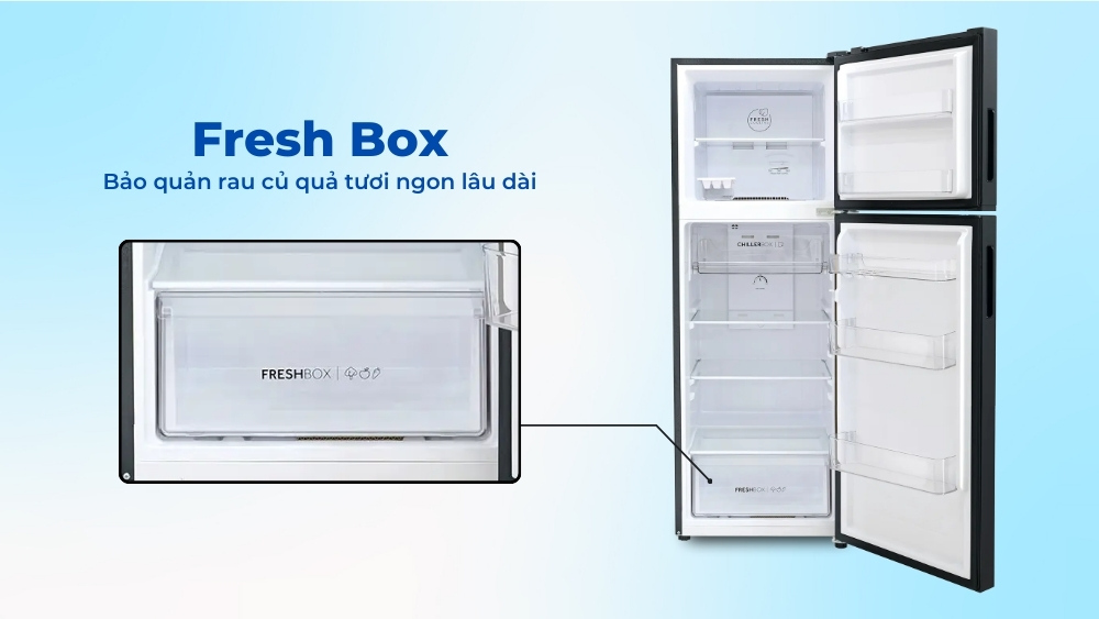 Ngăn Fresh Box chuyên dụng để bảo quản rau củ quả