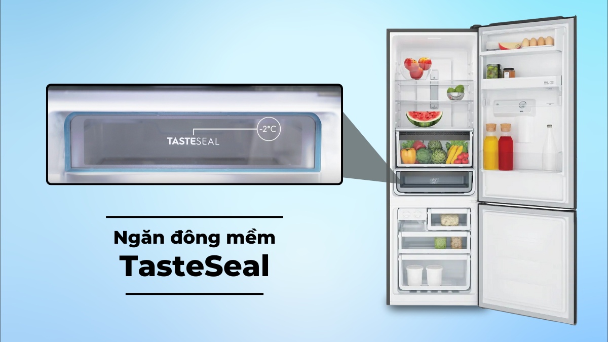 Ngăn TasteSeal bảo quản thực phẩm tươi sống không cần cấp đông hoàn toàn