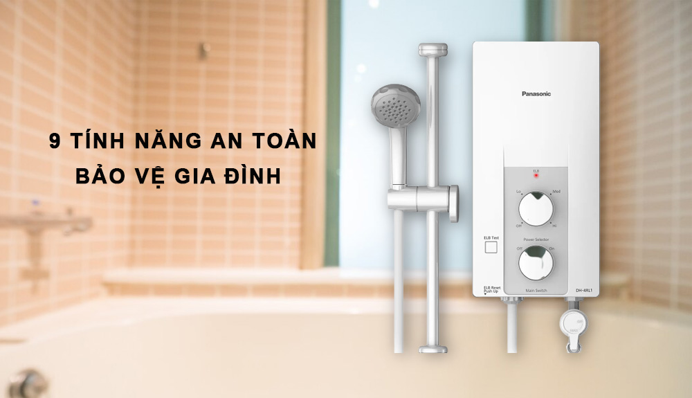 Panasonic DH-4RL1VW được tích hợp 9 tính năng bảo vệ an toàn