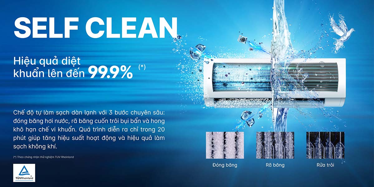 Self Clean - Công nghệ tự làm sạch dàn lạnh