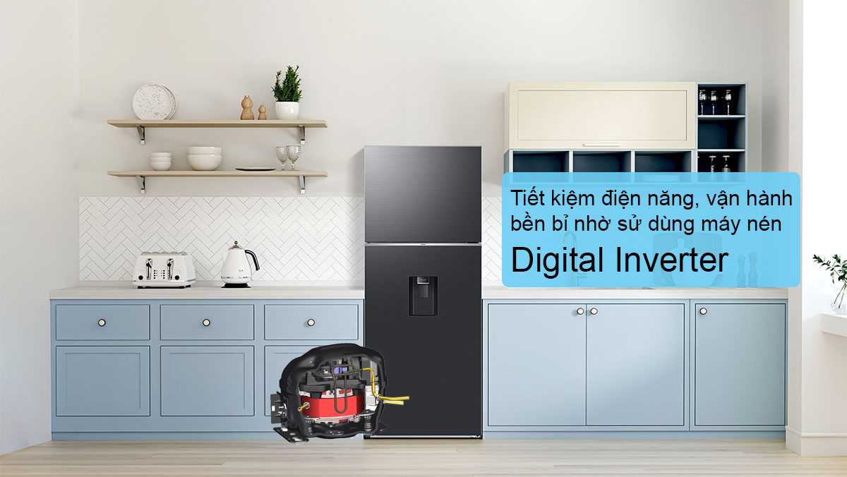 Tiết kiệm điện năng, vận hành bền bỉ nhờ sử dùng máy nén Digital Inverter