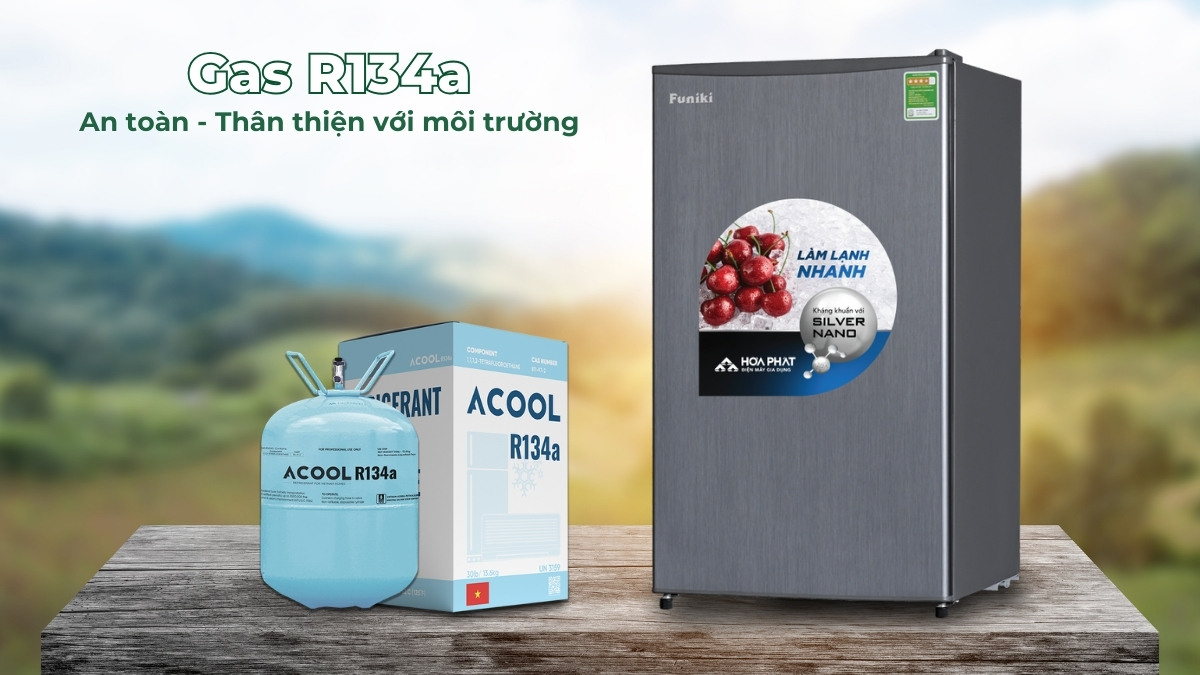 Gas R134a thân thiện môi trường