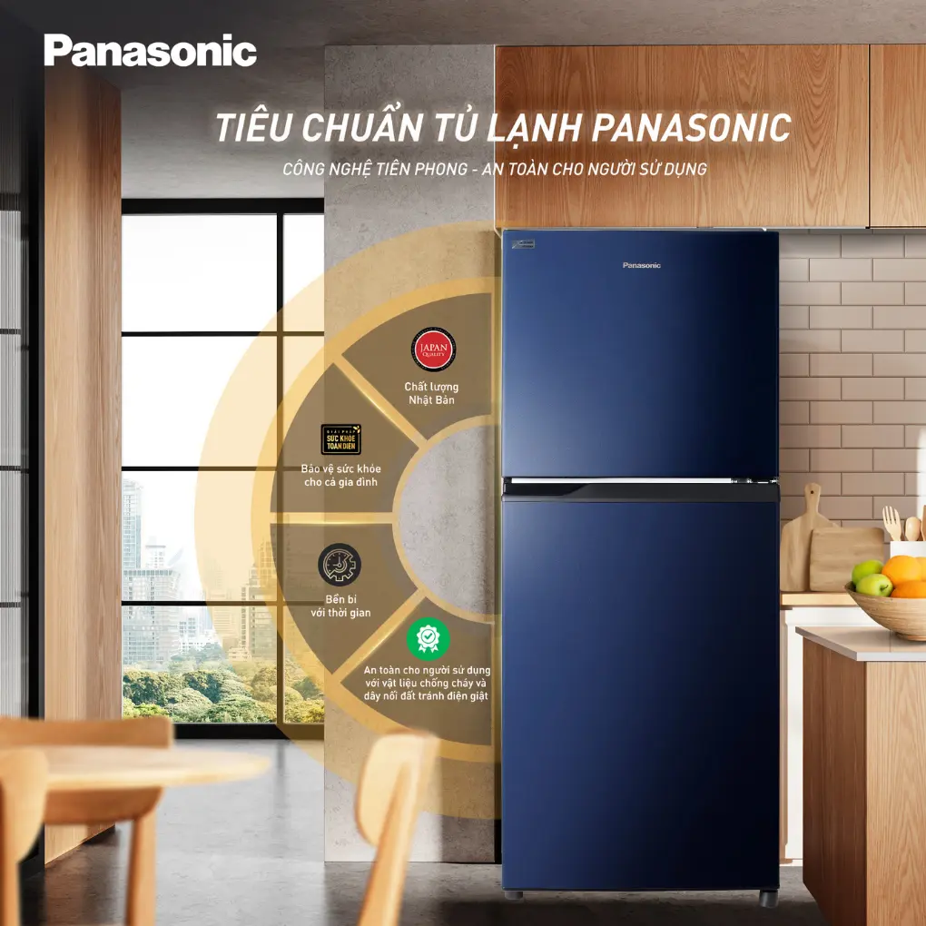 Tủ lạnh Panasonic chất lượng nhật bản - công nghệ tiên phong, an toàn