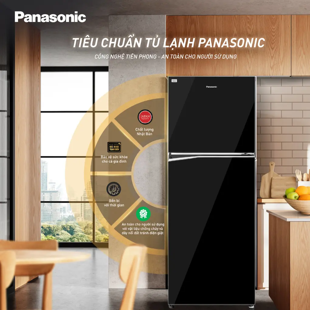 Tủ lạnh Panasonic chất lượng nhật bản - công nghệ tiên phong, an toàn