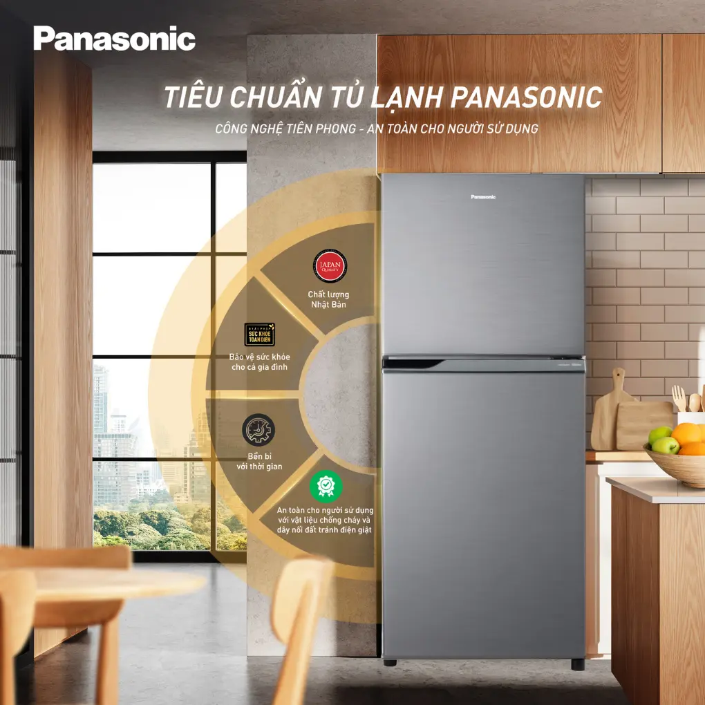 Tủ lạnh Panasonic chất lượng nhật bản - công nghệ tiên phong, an toàn