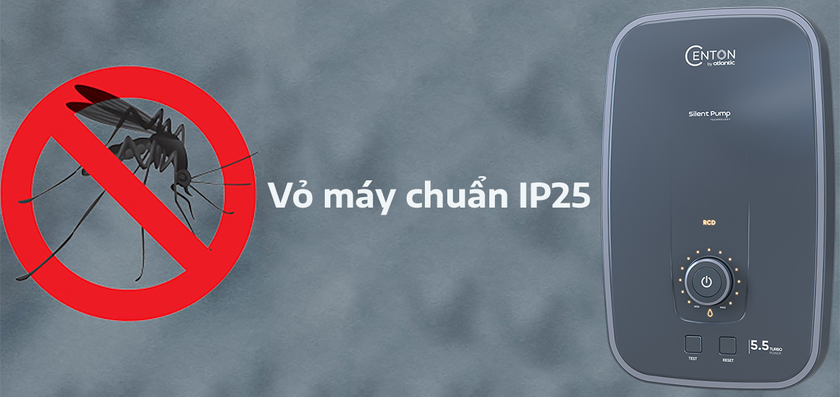 Vỏ máy chuẩn IP5 chống nước và côn trùng xâm nhập tốt