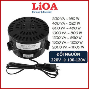 Biến áp đổi nguồn LIOA 220V sang 100V 110V 120V (200VA, 400VA, 600VA, 1000VA, 1200VA, 1500VA, 2000VA)