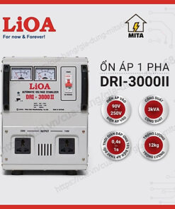 Ổn áp LiOA 1 pha 3kVA DRI-3000II - Hàng Chính Hãng