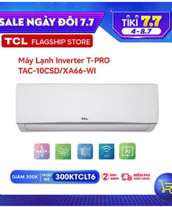 Máy lạnh Inverter TCL TAC-10CSD/XA66-WIFI - 1 HP -10.000 BTU công nghệ Turbo - Hàng chính hãng