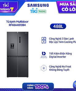 Tủ lạnh Samsung Multidoor Inverter 488 lít RF48A4010B4/SV - Hàng chính hãng (chỉ giao HCM)