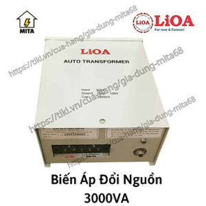 Biến Áp Đổi Nguồn Hạ Áp LIOA - Biến Áp Đổi Nguồn LiOA 3000VA ( Điện Vào 220V- Điện Ra 100/120V) - MITA