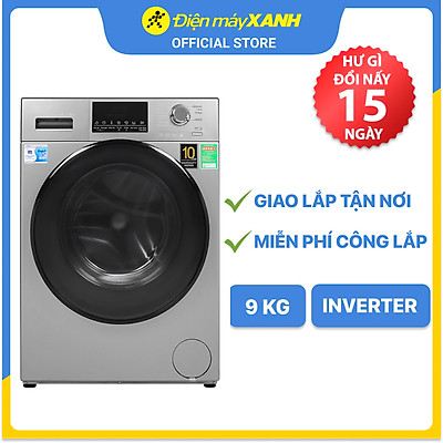 Máy giặt Aqua Inverter 9 kg AQD-D900F S - Hàng chính hãng(Giao Toàn Quốc)