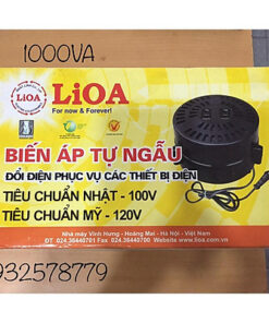 ĐỔI NGUỒN Biến Áp Tự Ngẫu - Bộ Đổi Điện LiOA 1000VA mã SP DN010