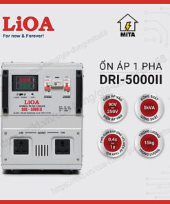 Ổn áp LiOA 1 pha 5kVA DRI-5000II - Hàng Chính Hãng