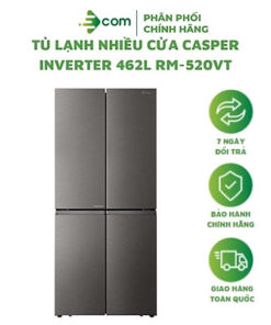 TỦ LẠNH INVERTER CASPER 462L RM-520VT - hàng chính hãng ( Chỉ giao HCM )