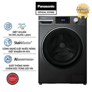[Lắp đặt trong vòng 24h] Máy Giặt Cửa Trước Panasonic 9.5Kg NA-V95FX2BVT - Diệt Khuẩn 99.9% - Hàng chính hãng