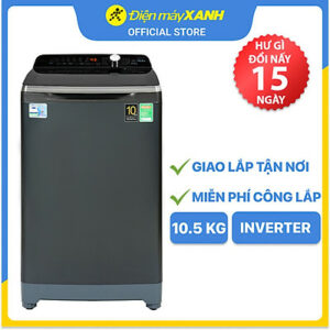 Máy giặt Aqua Inverter 10.5 KG AQW-DR105FT BK - Hàng chính hãng(Giao Toàn Quốc)